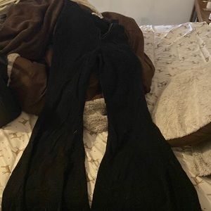 Black bell bottoms